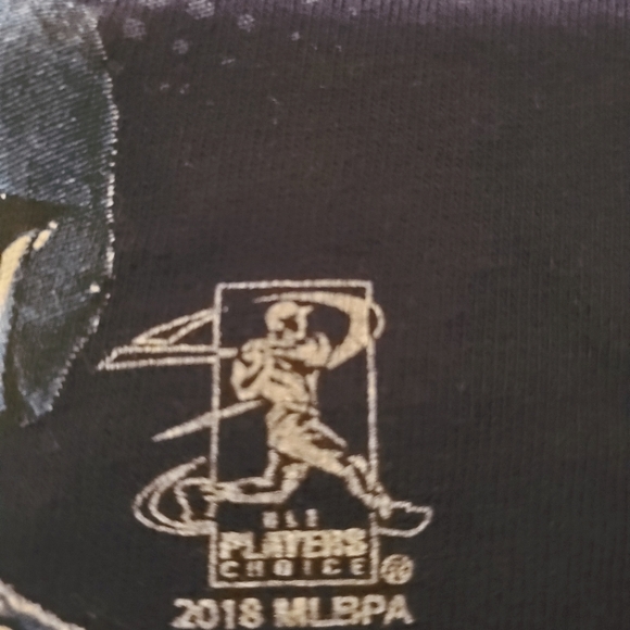 MLB Players Choice Men's Red Sox L 2018 World Championship Navy Tee - Picture 2 of 5